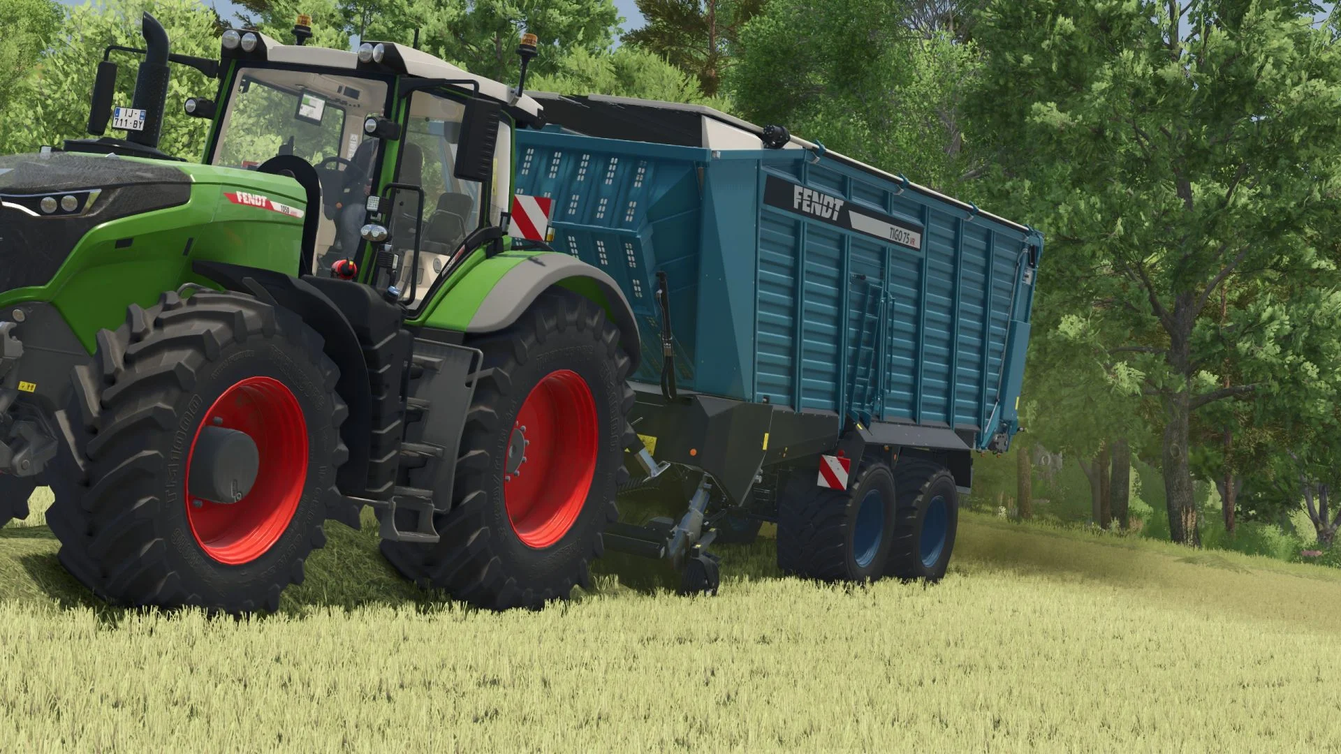 FS25 Fendt Tigo 75 VR V1.0.0.3 Trailers Mod FS25 Mod Free Download