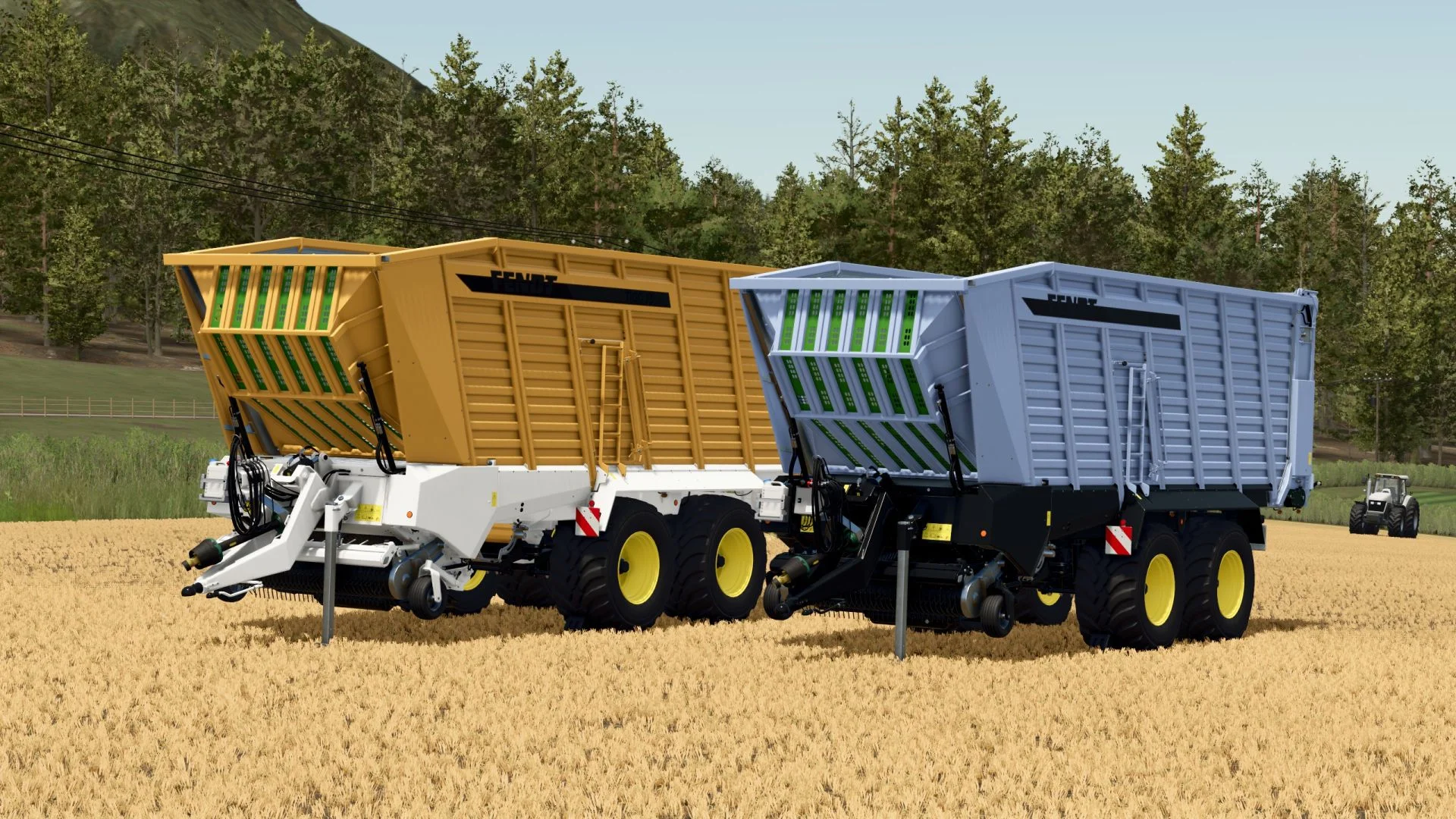 FS25 Fendt Tigo Multicolor V1.0.1 Trailers Mod FS25 Mod Free Download