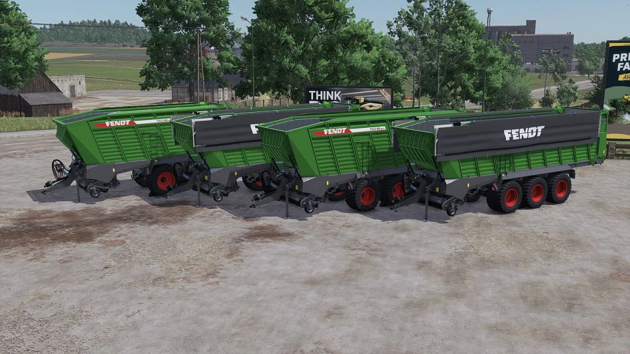 FS25 Fendt Tigo Pack V1.0.0.1 Trailers Mod FS25 Mod Free Download