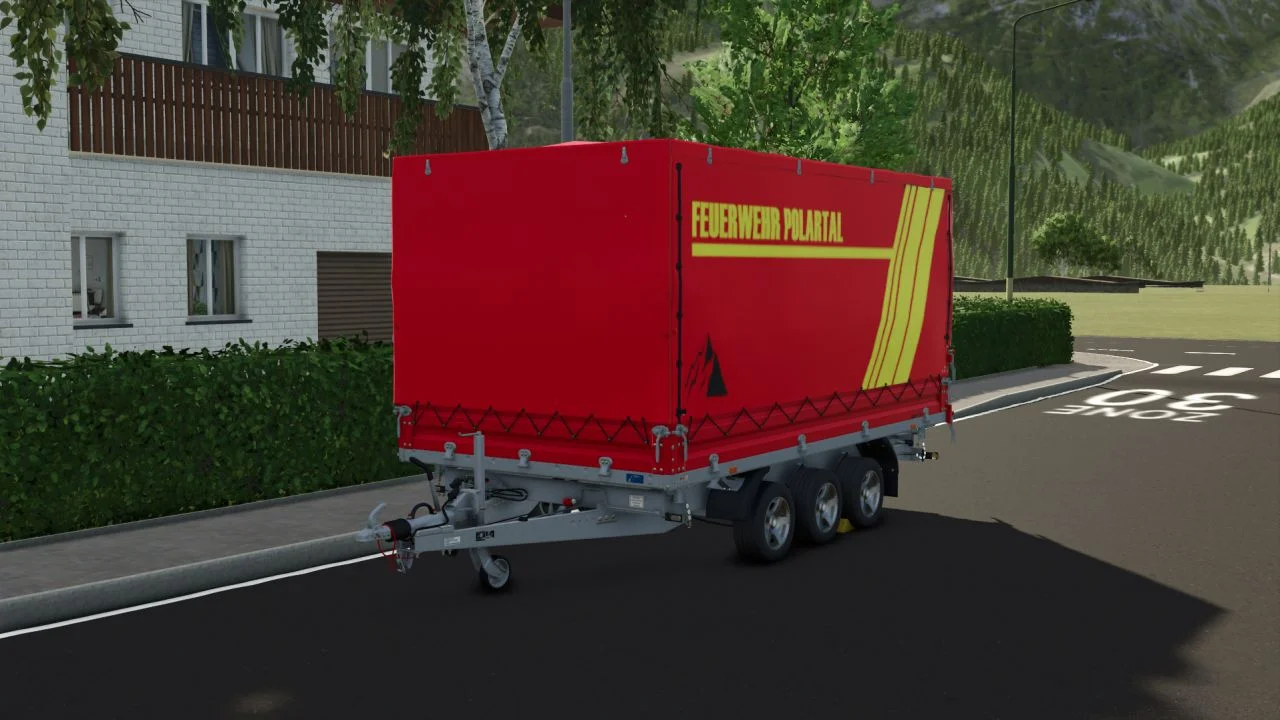 FS25 Fire department trailer V1.0.1 Trailers Mod FS25 Mod Free Download