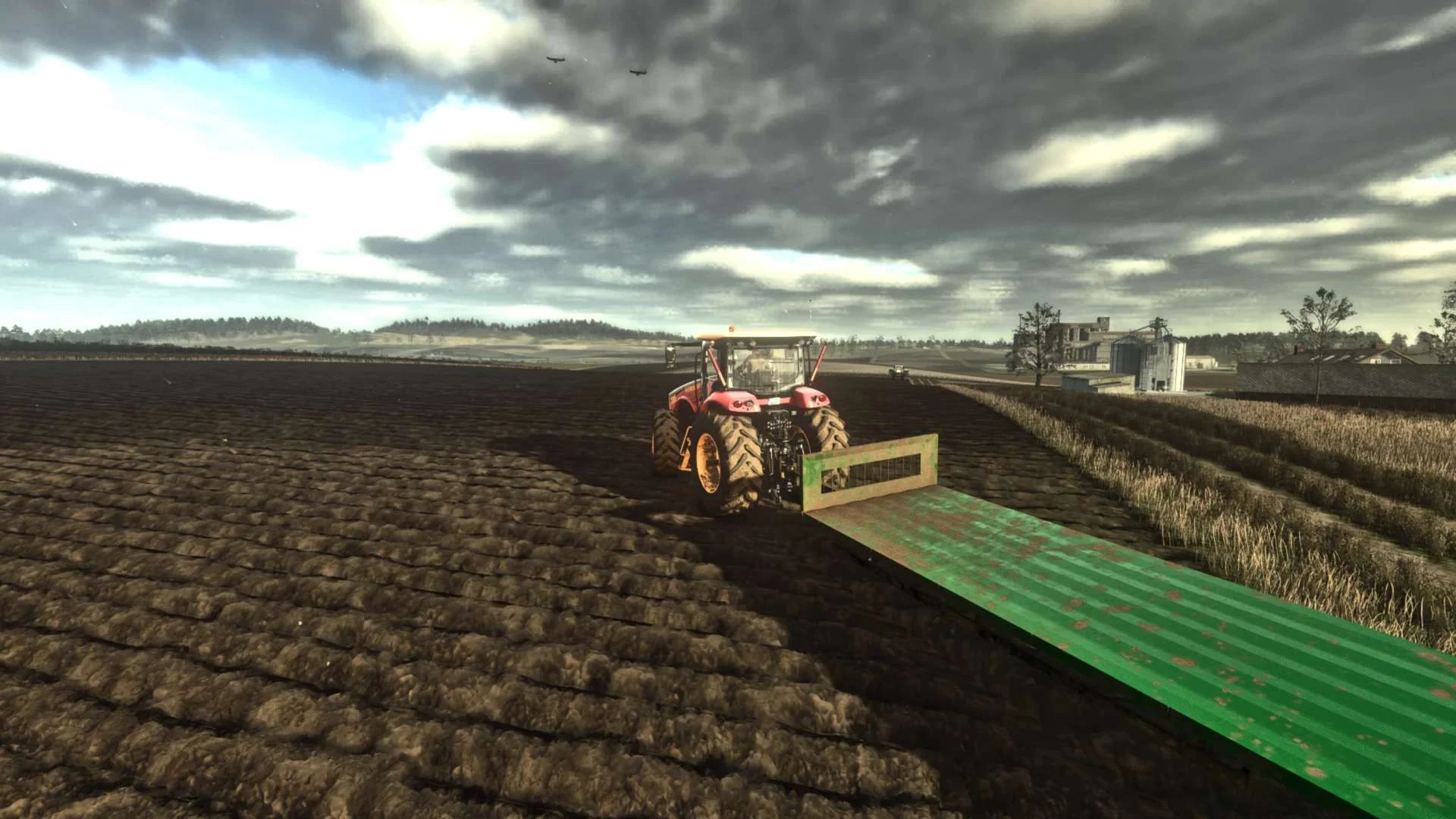 FS25 Flat Bed Trailer v1.0 Trailers Mod FS25 Mod Free Download