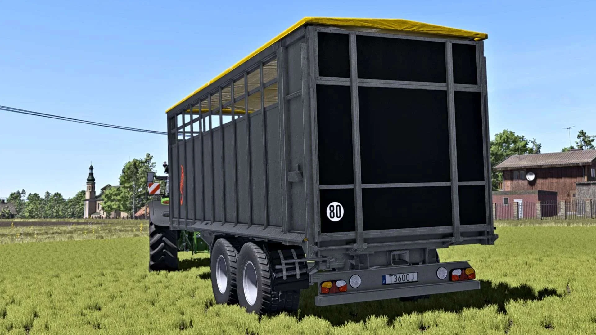 FS25 Fliegl Animal Transport Trailer v1.0 Trailers Mod FS25 Mod Free Download