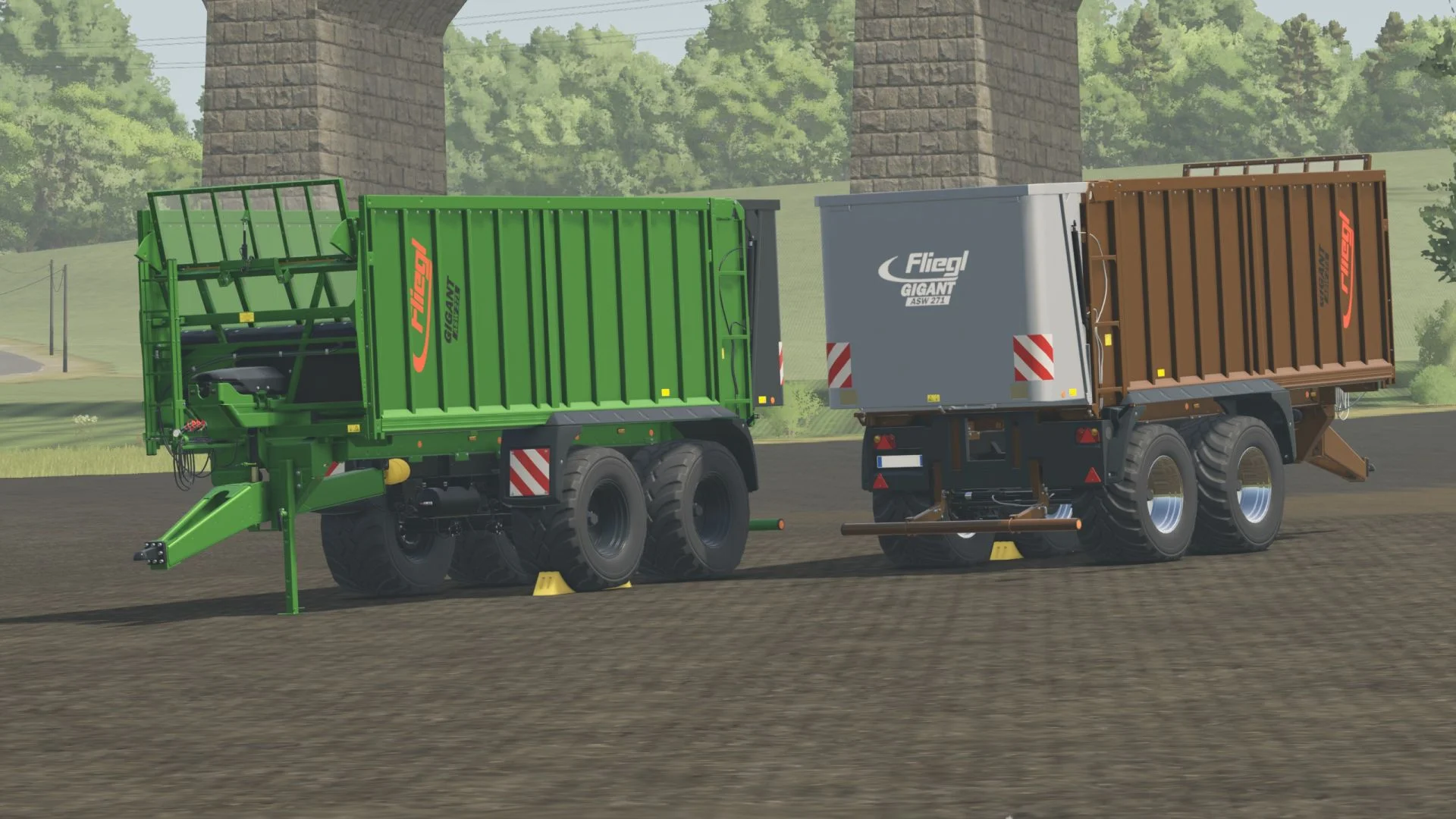 FS25 Fliegl ASW 271 V1.2 Trailers Mod FS25 Mod Free Download