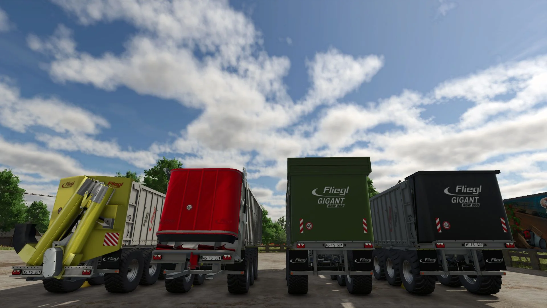 FS25 Fliegl ASW 288 MultiTrailer V1.0 Trailers Mod FS25 Mod Free Download