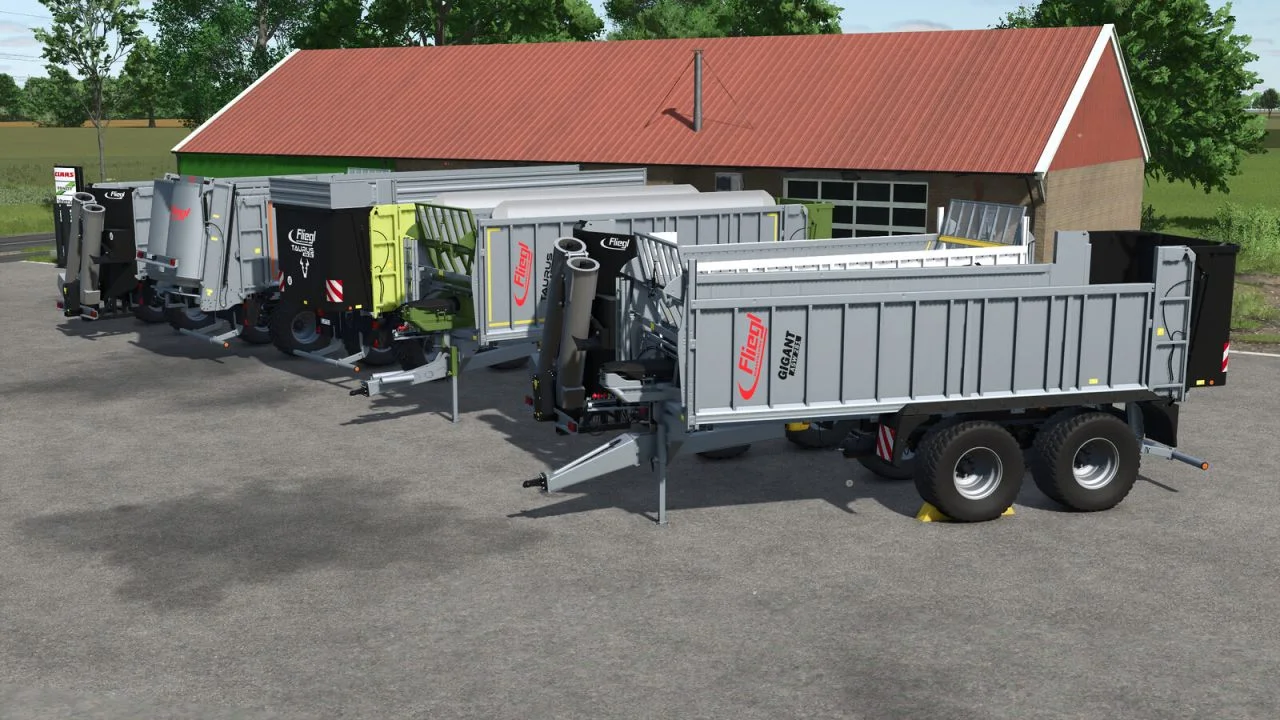 FS25 Fliegl ASW Pack V1.0.0.1 Trailers Mod FS25 Mod Free Download