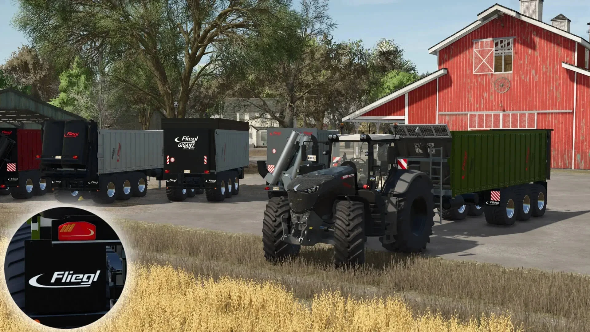 FS25 Fliegl ASW288 Schubboden Multi Trailer v1.0 Trailers Mod FS25 Mod Free Download