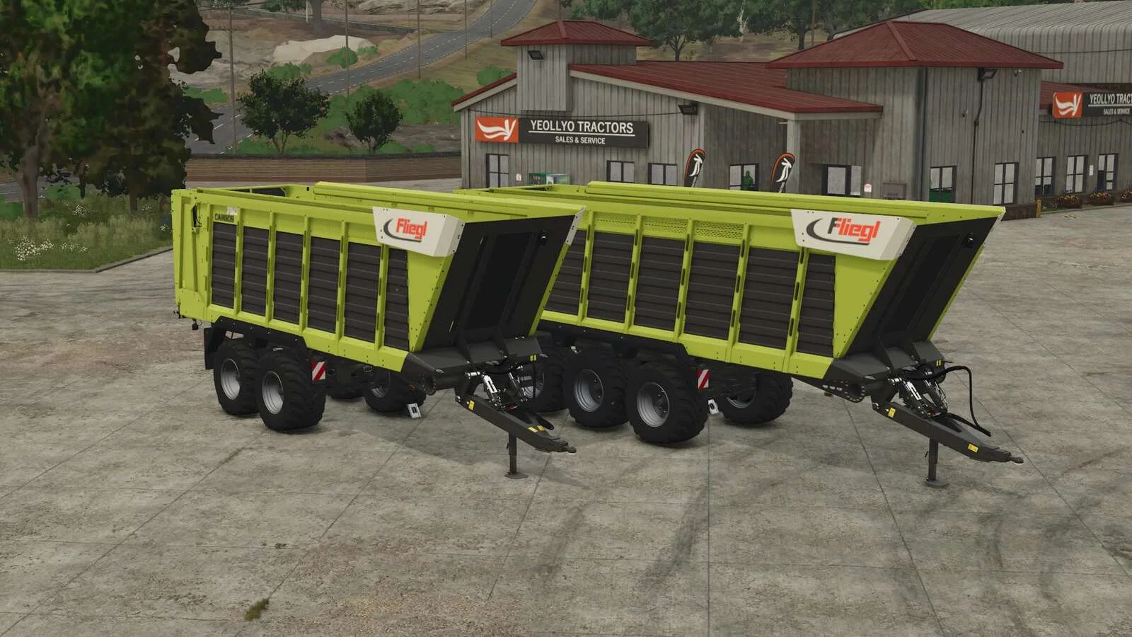 FS25 Fliegl CARGOS 750/760 v1.0 Trailers Mod FS25 Mod Free Download