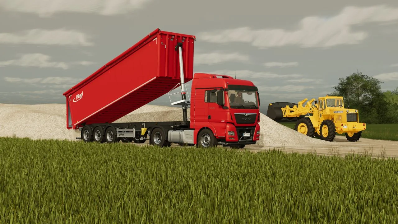FS25 Fliegl DHKA390 V1.0 Trailers Mod FS25 Mod Free Download
