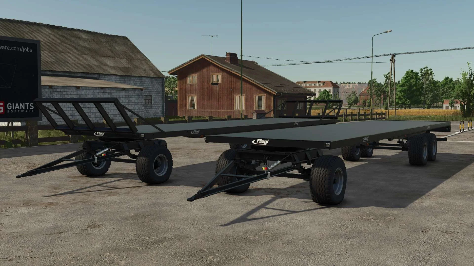 FS25 Fliegl DPW 180 v1.0 Trailers Mod FS25 Mod Free Download