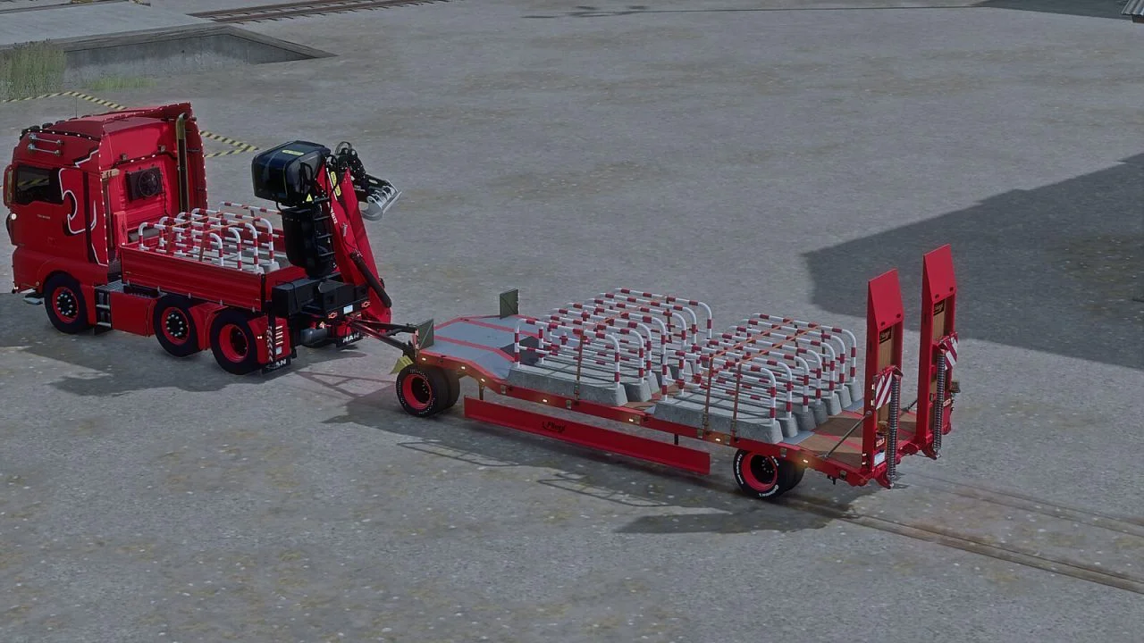 FS25 Fliegl Lowloader Pack V1.0 Trailers Mod FS25 Mod Free Download