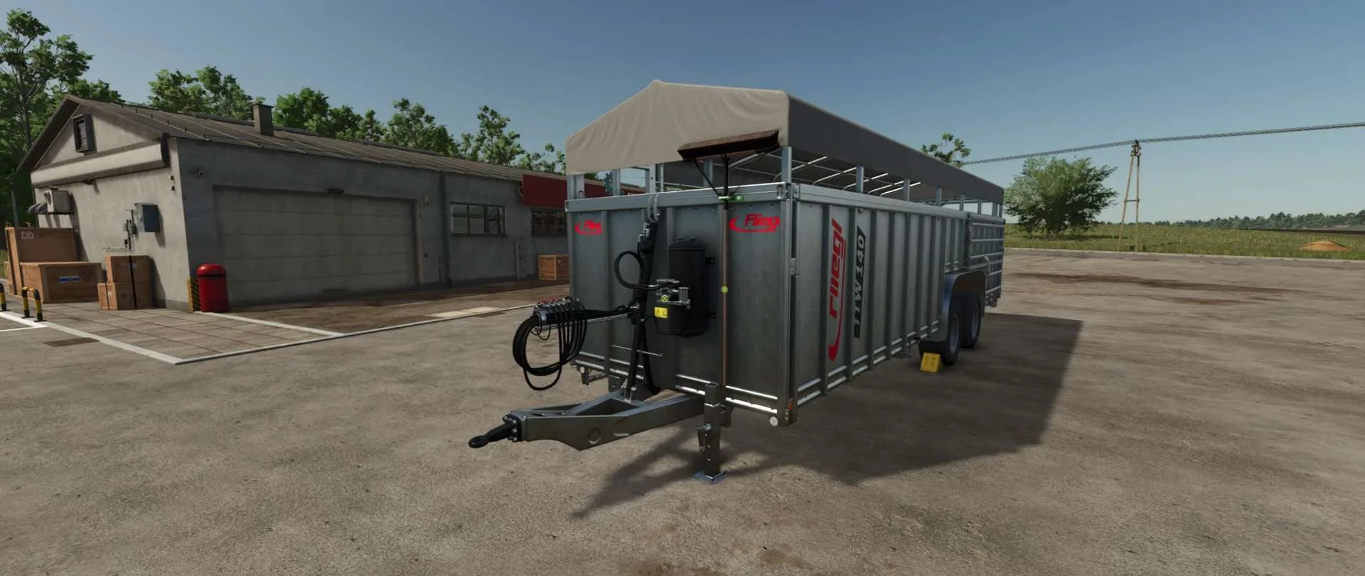 FS25 Fliegl Noah TTW 140 v1.0.2 Trailers Mod FS25 Mod Free Download