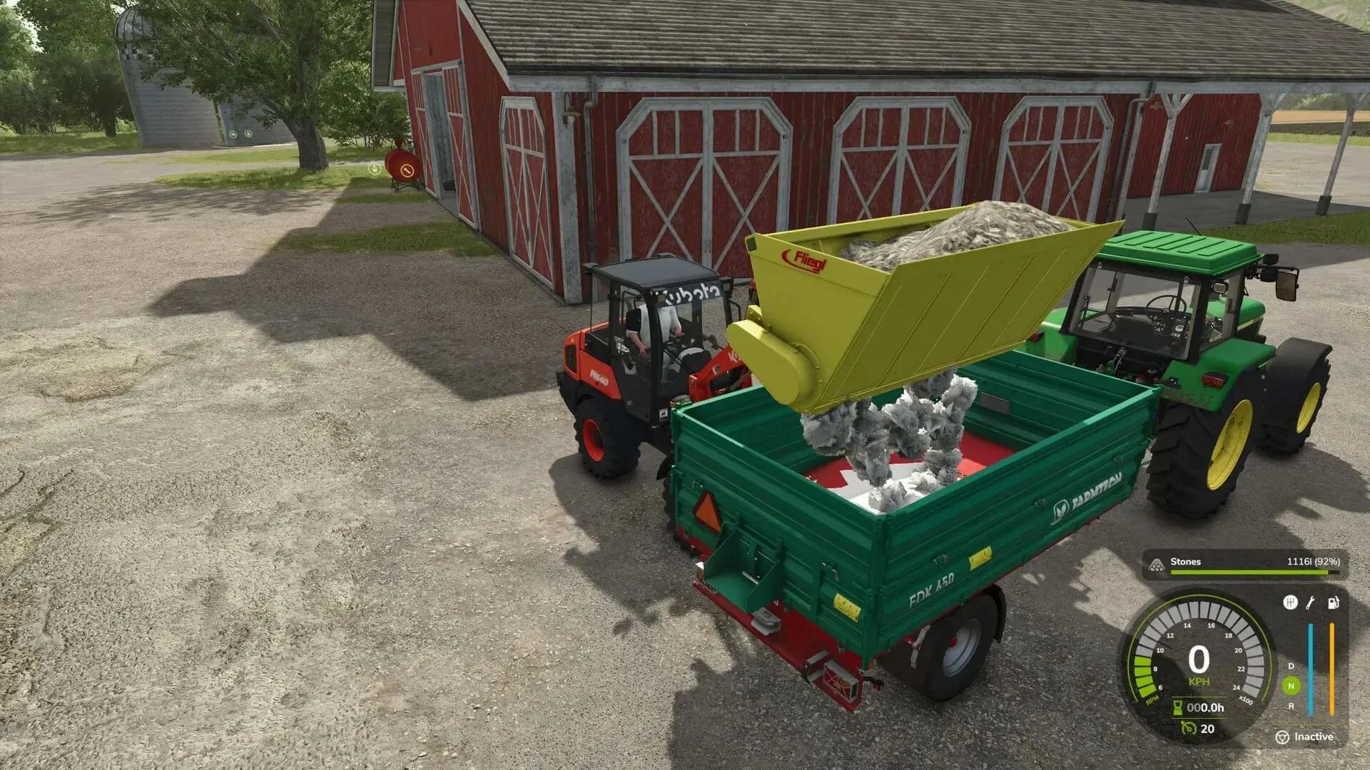 FS25 Fliegl Ruby 2000 Three in One Shovel v1.0 Trailers Mod FS25 Mod Free Download