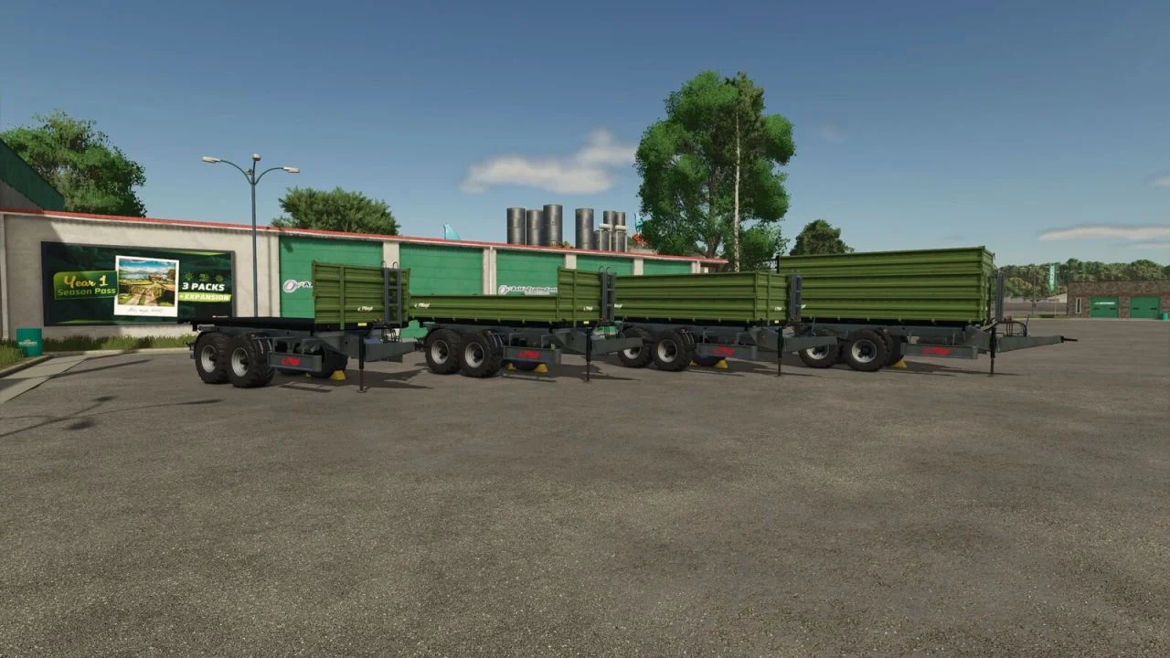 FS25 Fliegl TDK 160 V1.0.0.1 Trailers Mod FS25 Mod Free Download