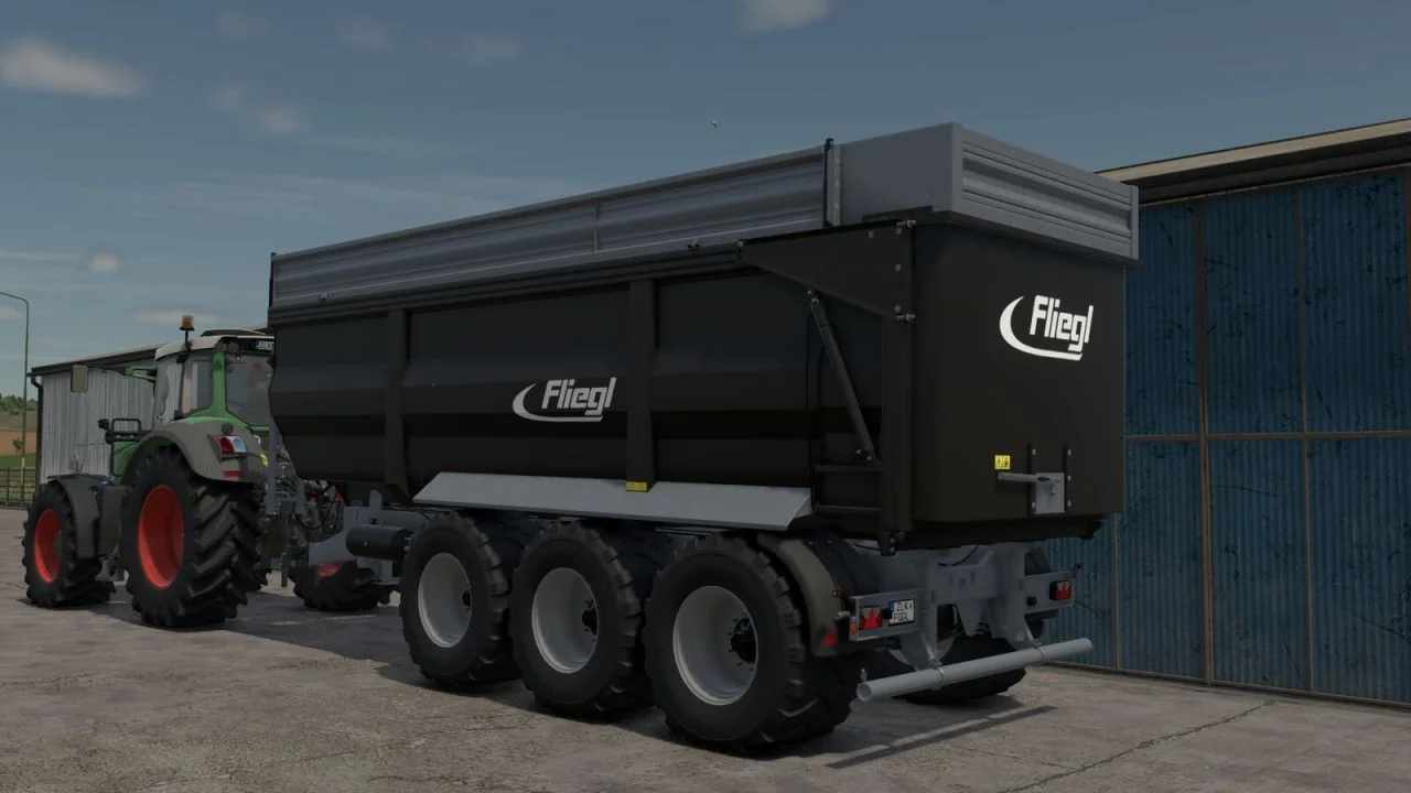 FS25 Fliegl TMK373 V1.0 Trailers Mod FS25 Mod Free Download