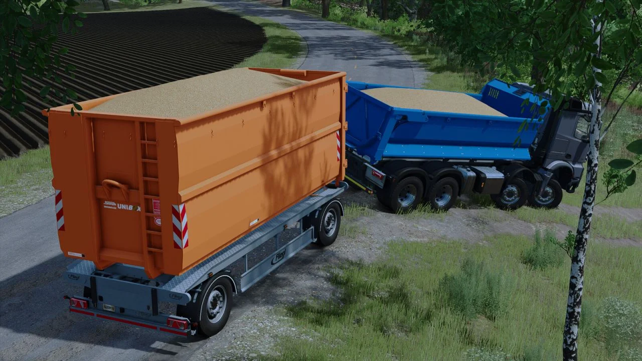 FS25 Fliegl ZPS 180 V1.0.1 Trailers Mod FS25 Mod Free Download