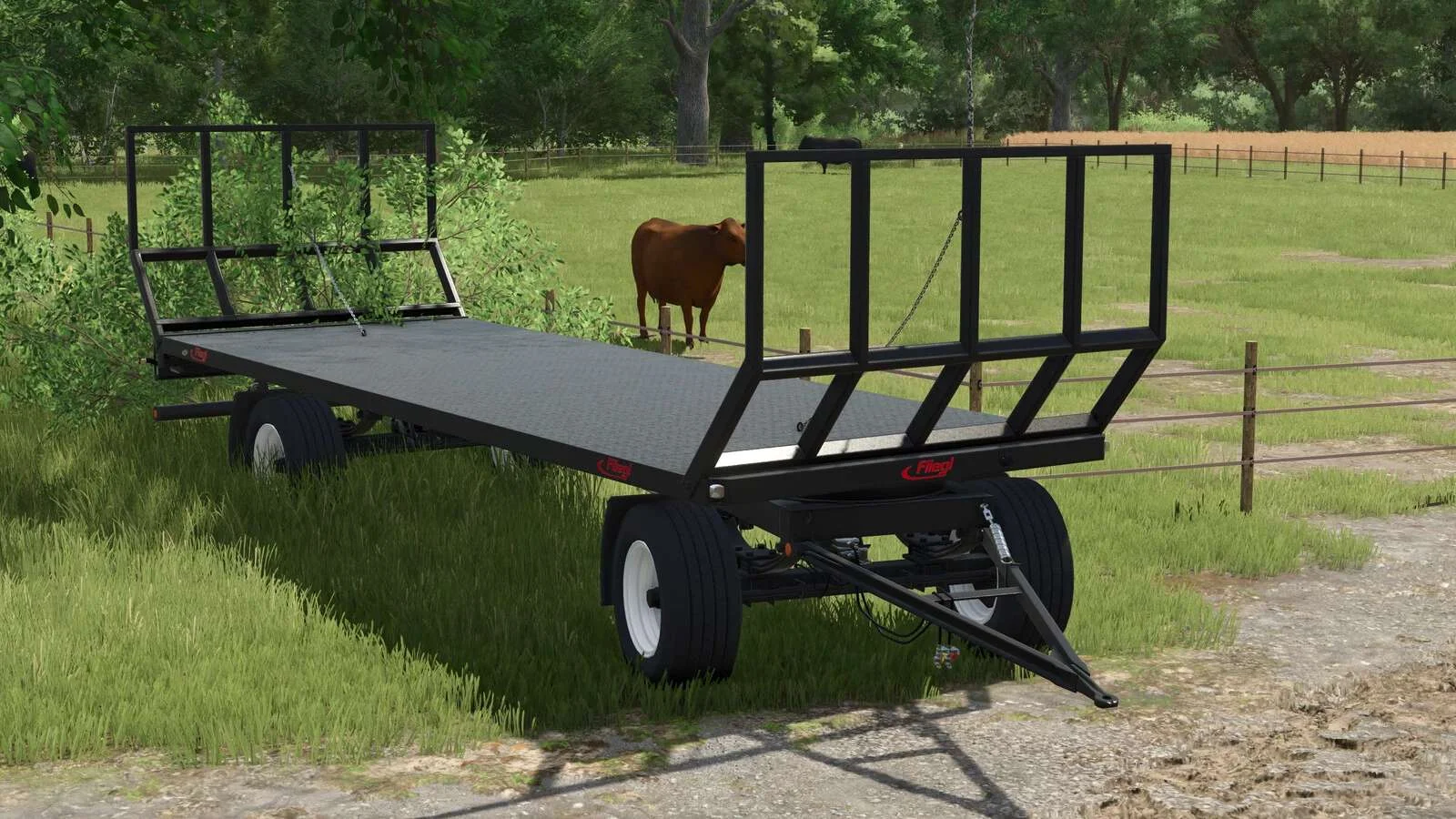 FS25 Fliegl ZPW 180 v1.0 Trailers Mod FS25 Mod Free Download
