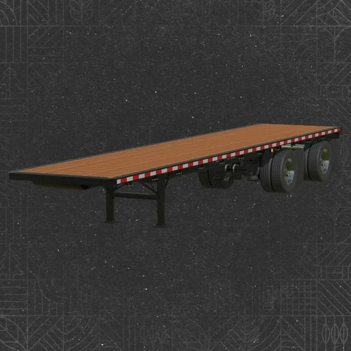 FS25 Fontain Flatdeck Trailer v1.0 Trailers Mod FS25 Mod Free Download