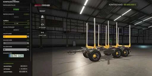 FS25 Forest Trailer v1.0 Trailers Mod FS25 Mod Free Download