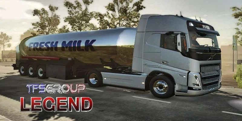 FS25 Fresh Milk Tank Trailer v1.0 Trailers Mod FS25 Mod Free Download