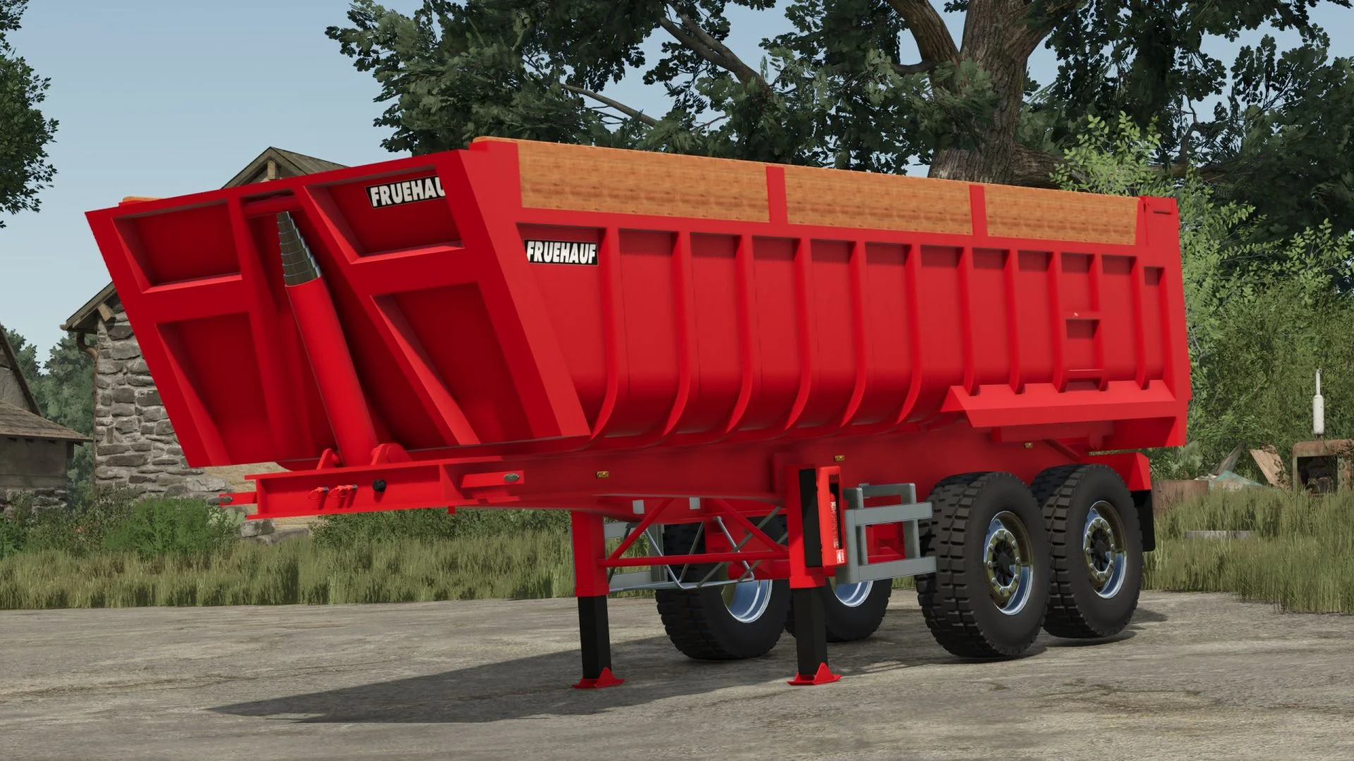 FS25 Fruehauh semi V1.0 Trailers Mod FS25 Mod Free Download