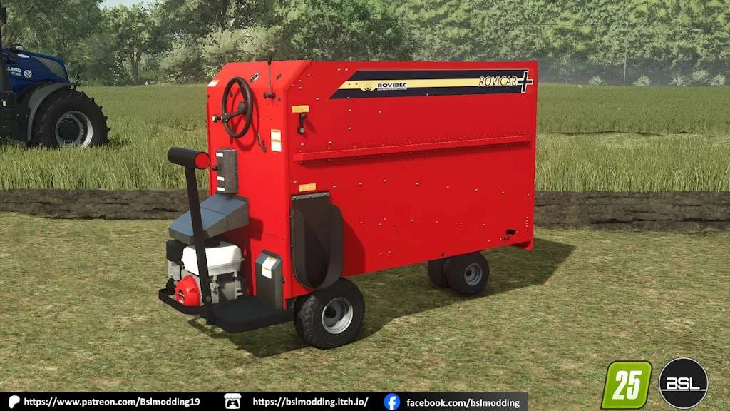 FS25 Rovibec rovicar v1.0 Trailers Mod FS25 Mod Free Download