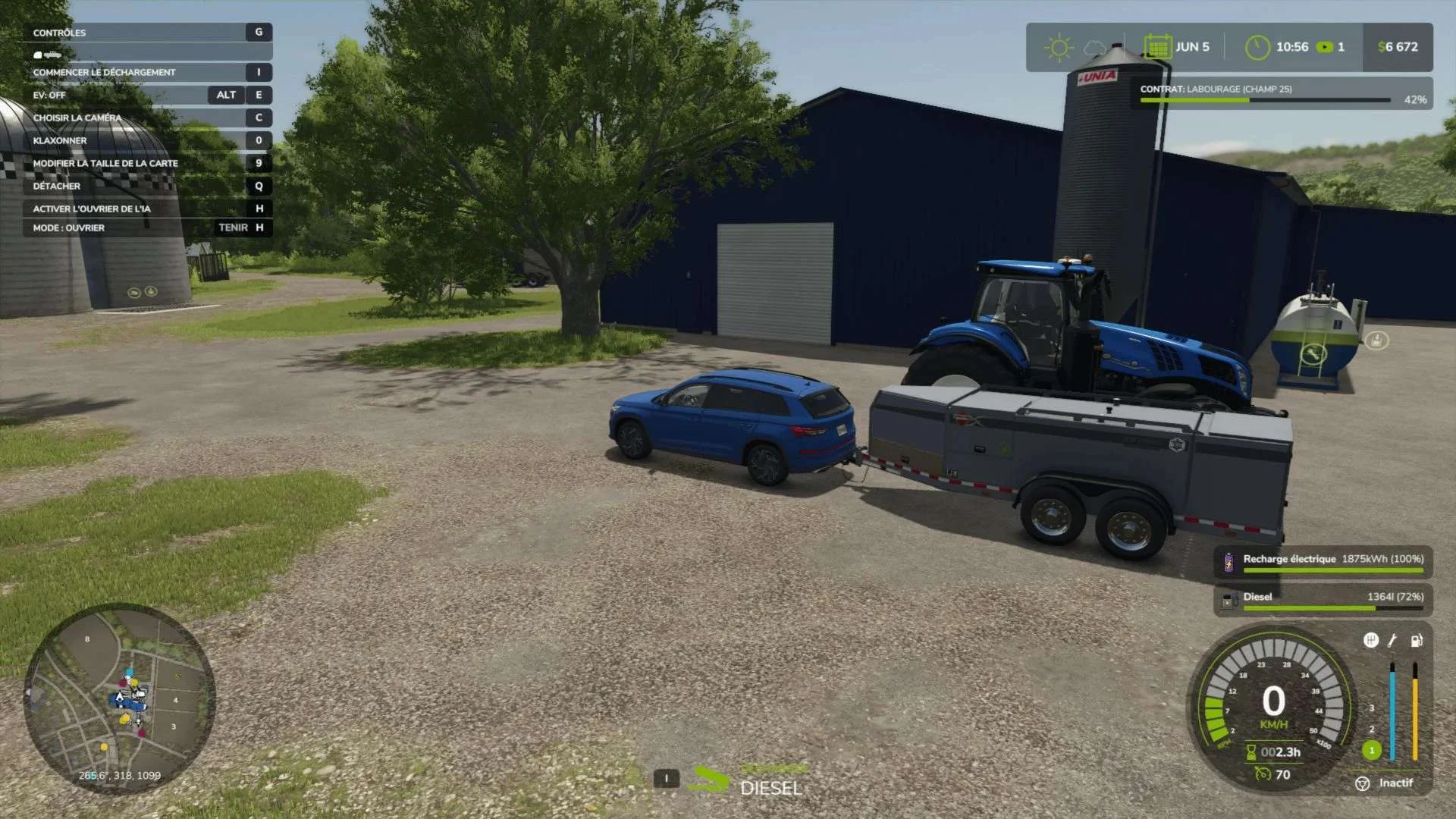 FS25 FST 990 + Ev v1.0 Trailers Mod FS25 Mod Free Download