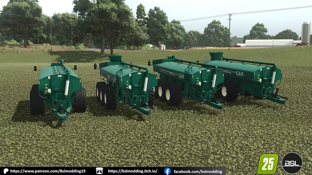 FS25 GEA Houle EL48 Manure Tank series v1.0 Trailers Mod FS25 Mod Free Download