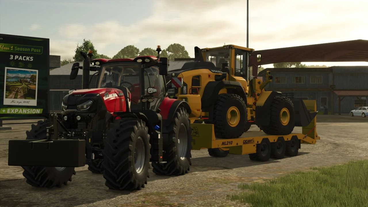 FS25 Gigant ML Low Loader Pack V1.0 Trailers Mod FS25 Mod Free Download
