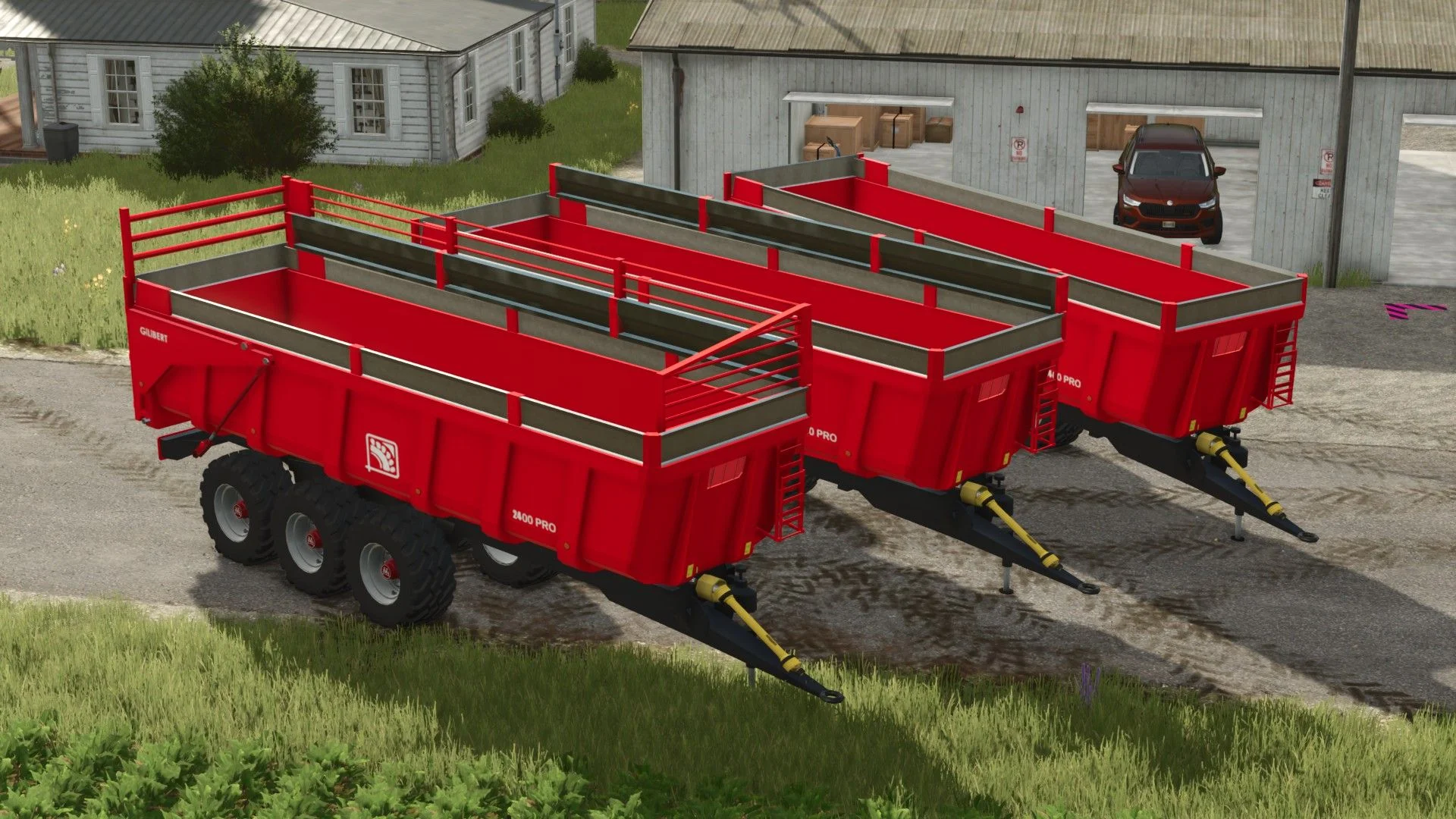 FS25 Gilibert 2400 Pro v1.0 Trailers Mod FS25 Mod Free Download