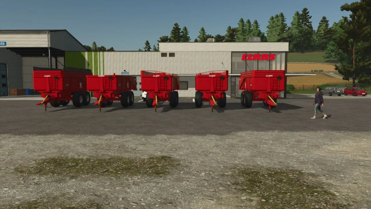 FS25 Gilibert PRO1300 V1.1 Trailers Mod FS25 Mod Free Download