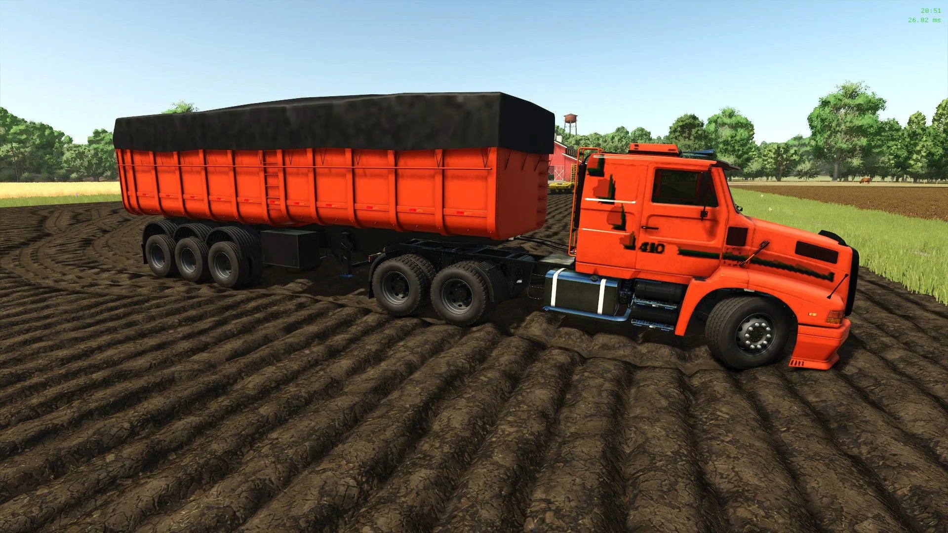 FS25 GNU Carreta Cacamba V2.1.0.1 Trailers Mod FS25 Mod Free Download