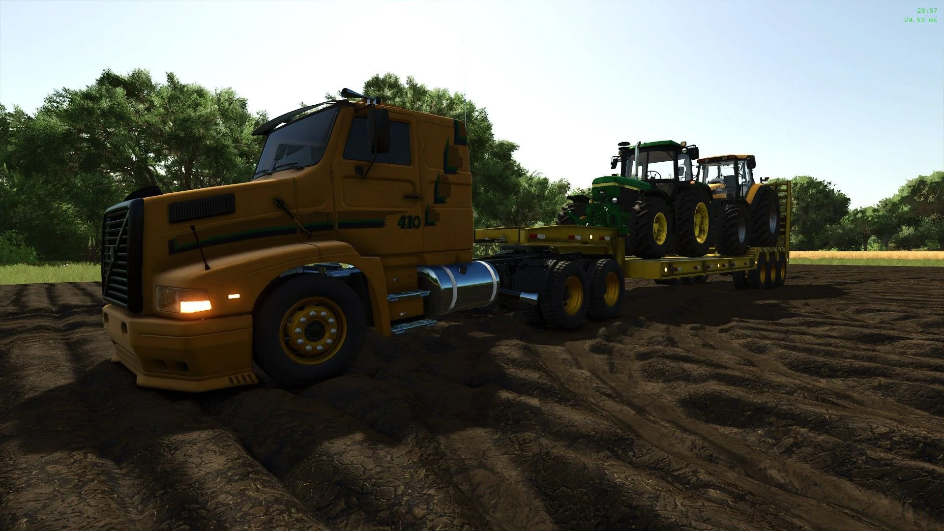 FS25 GNU Carreta Prancha V2.1.0.1 Trailers Mod FS25 Mod Free Download