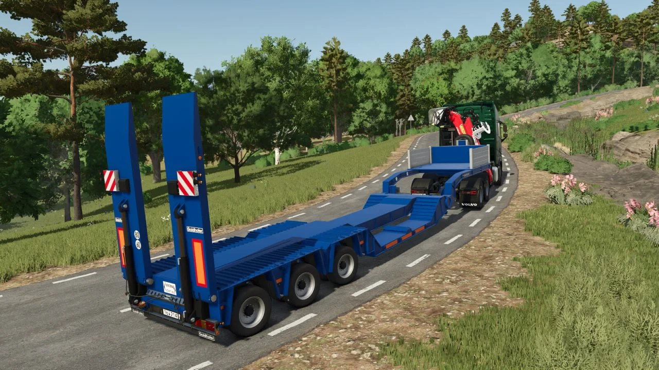 FS25 Goldhofer STZ Special Lowloader V1.0 Trailers Mod FS25 Mod Free Download