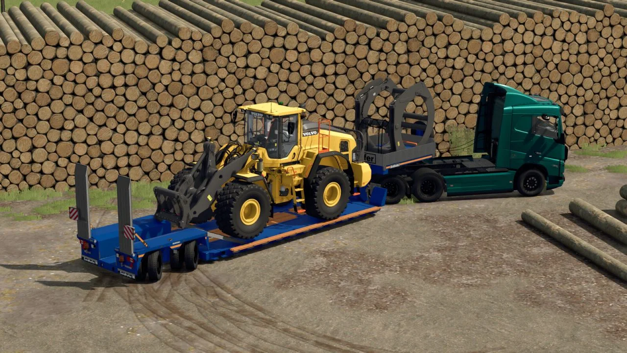 FS25 Goldhofer STZ-VP Pack V1.0.0.2 Trailers Mod FS25 Mod Free Download