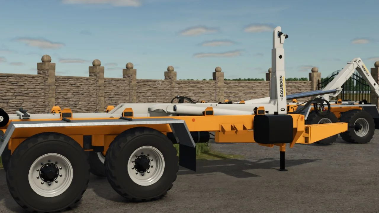 FS25 Gourdon RCM V1.0 Trailers Mod FS25 Mod Free Download