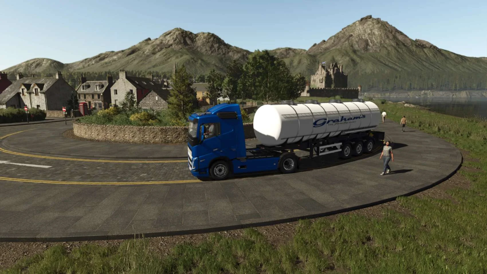 FS25 Grahams Milk Tanker v1.0 Trailers Mod FS25 Mod Free Download