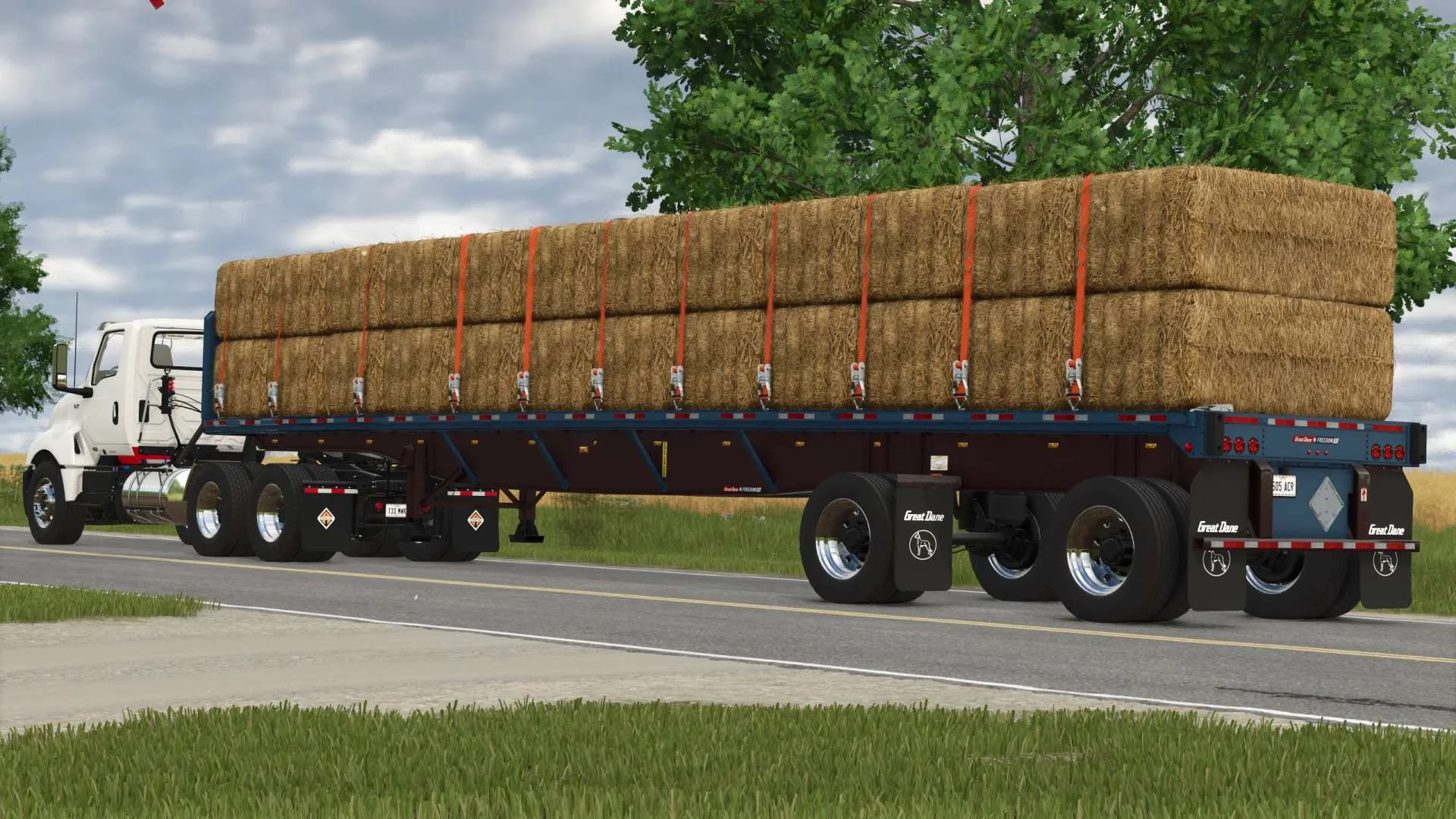 FS25 Great Dane FLC v1.0 Trailers Mod FS25 Mod Free Download
