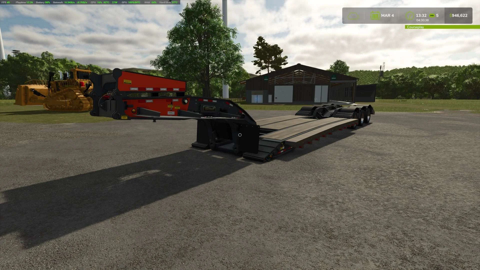 FS25 H550 Beavertail v1.0 Trailers Mod FS25 Mod Free Download