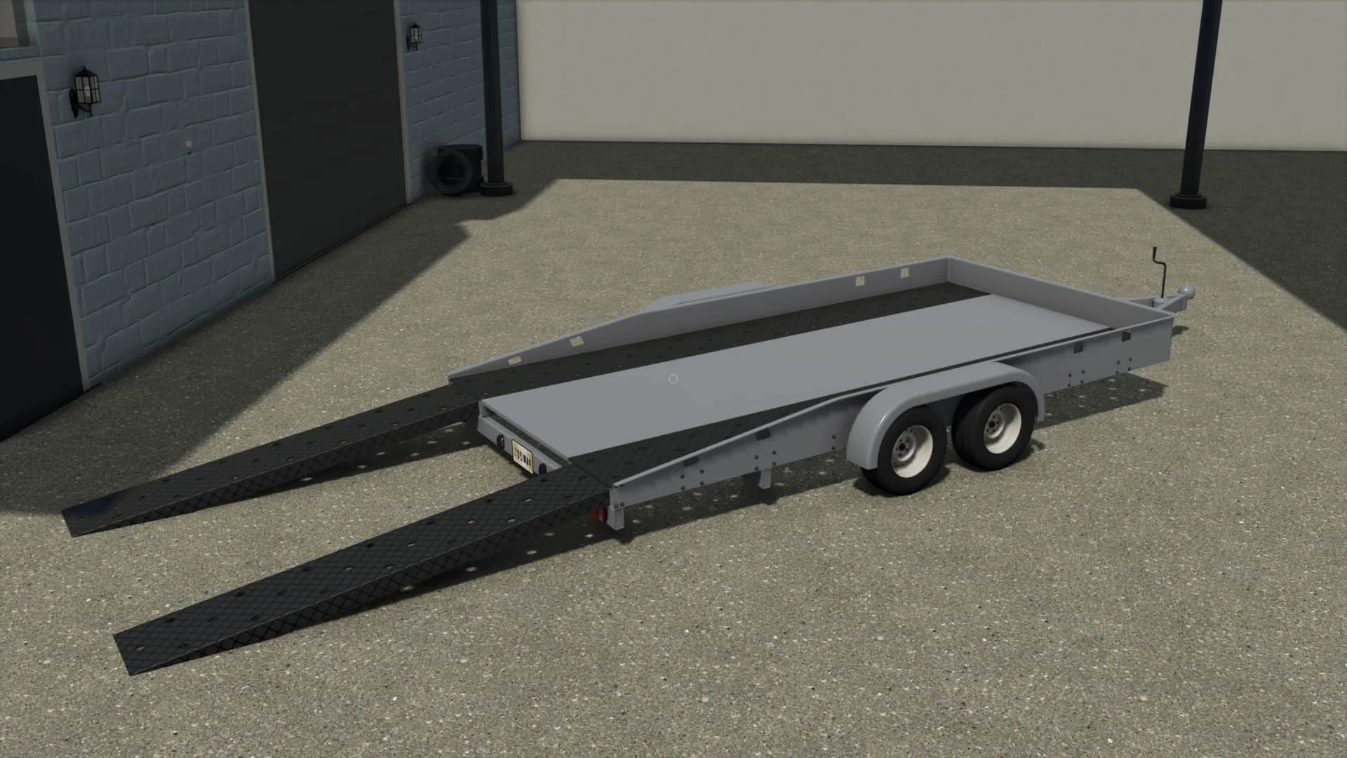 FS25 Hapert Car Trailer v1.0 Trailers Mod FS25 Mod Free Download
