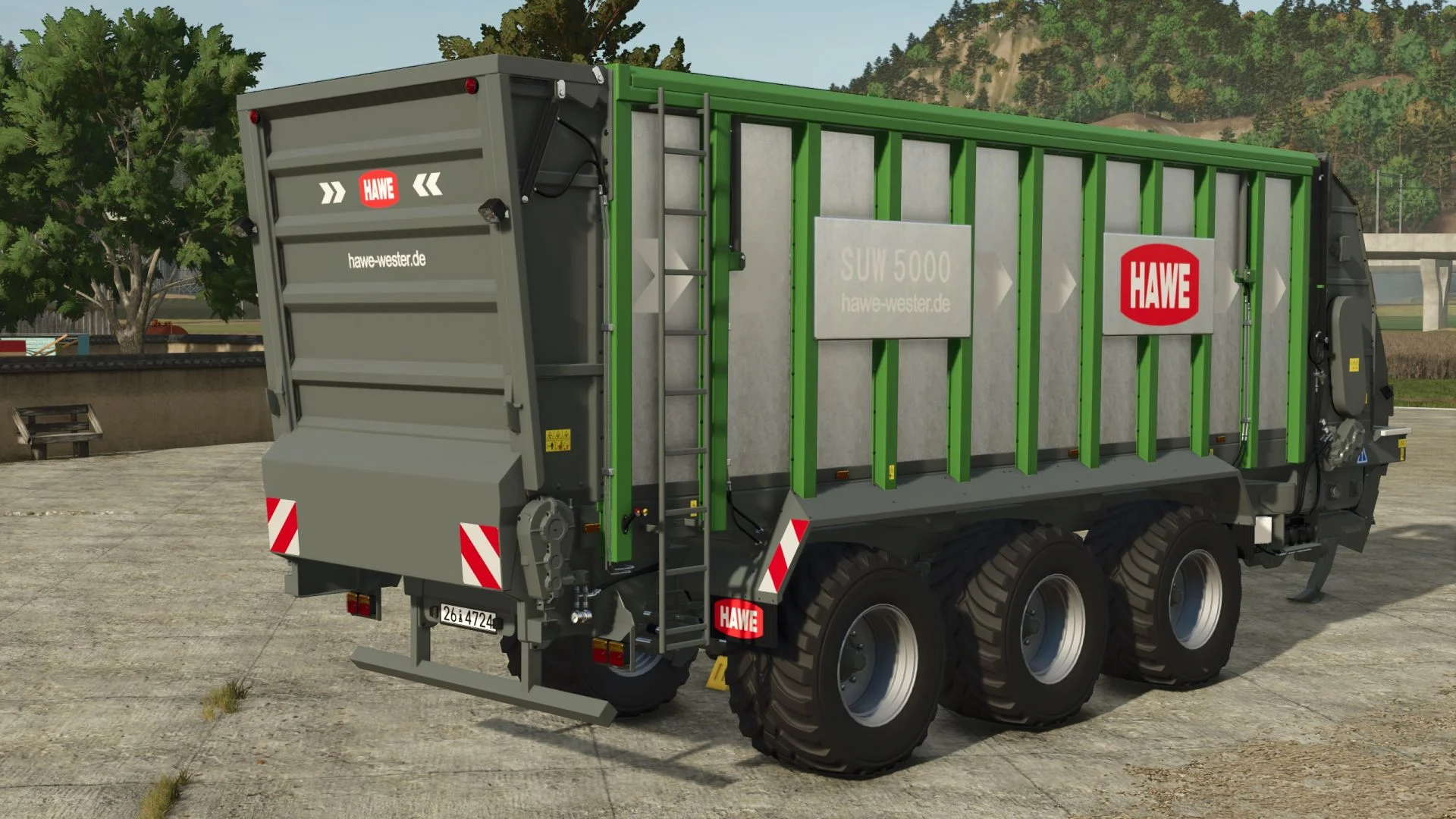 FS25 HAWE SUW-5000 Beet Chopper v1.0.0.1 Trailers Mod FS25 Mod Free Download
