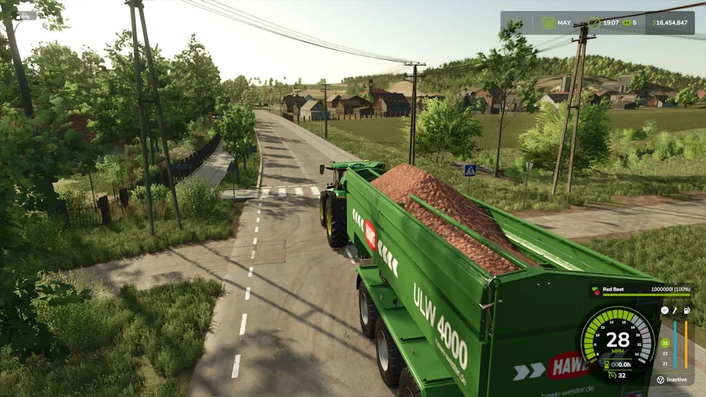 FS25 Hawe ULW 4000 Bulk v1.1 Trailers Mod FS25 Mod Free Download