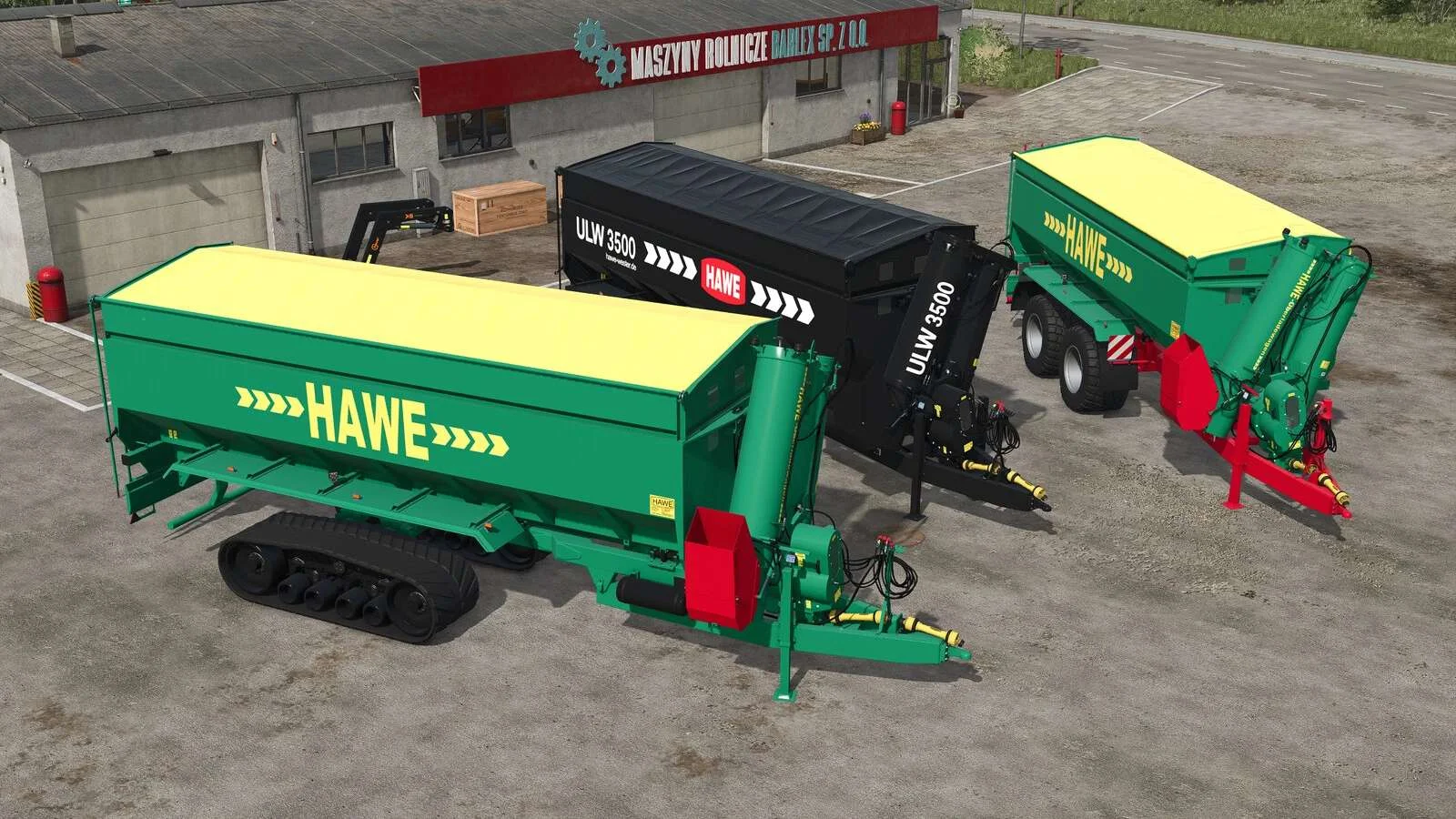 FS25 Hawe ULW Pack v1.0 Trailers Mod FS25 Mod Free Download