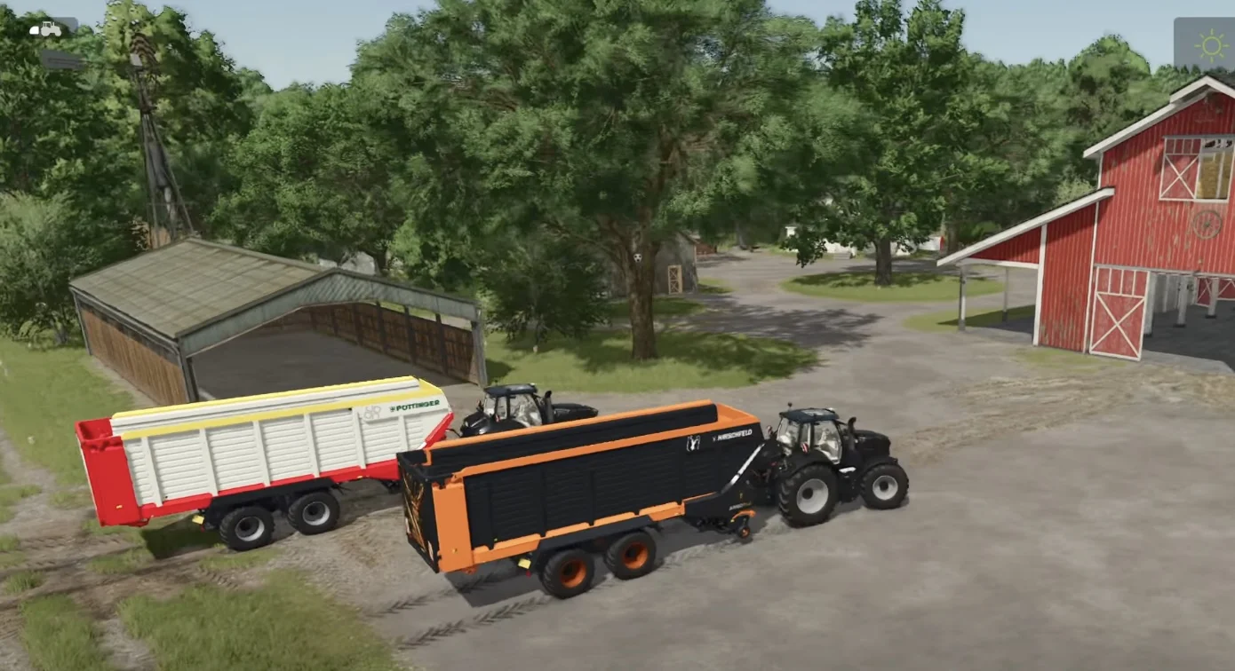 FS25 Hirschfeld Jumbo Gold XXL V1.0 Trailers Mod FS25 Mod Free Download
