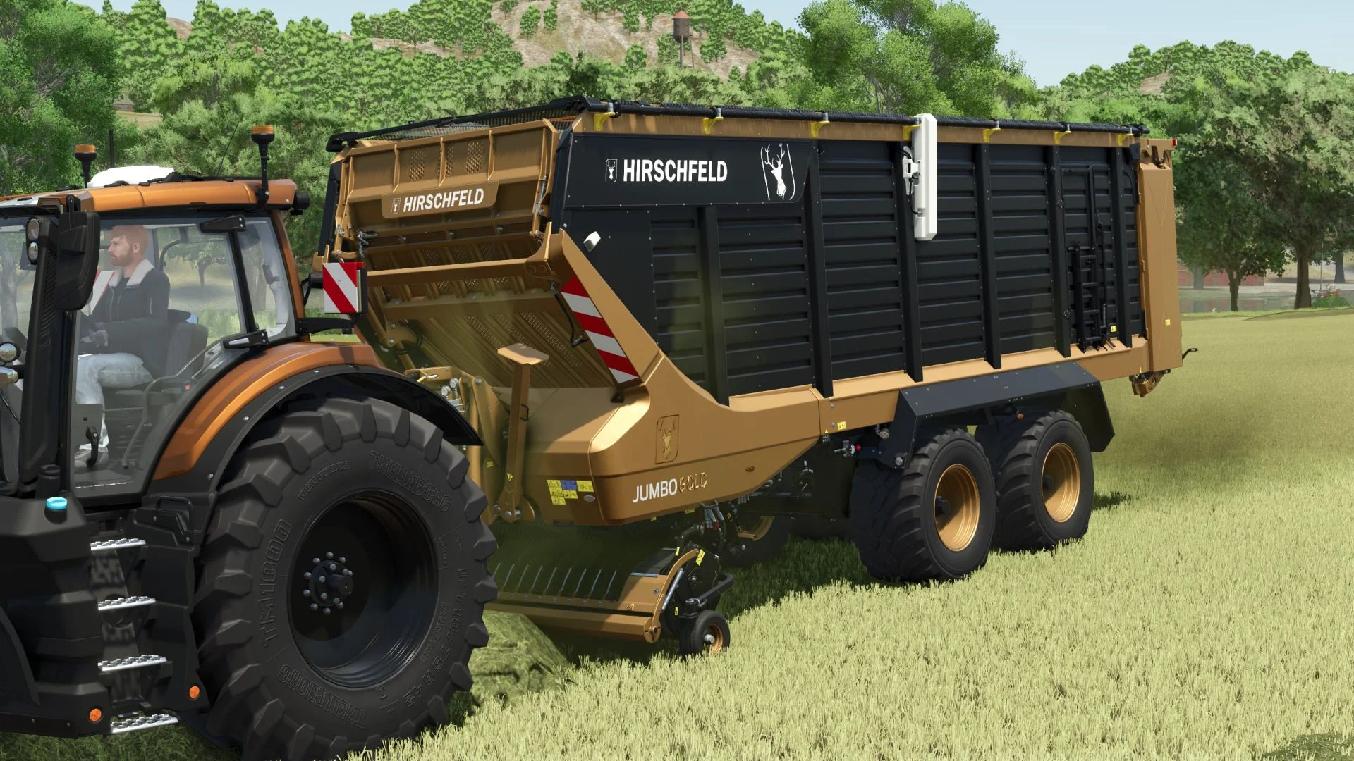 FS25 Hirschfeld Jumbo V1.0 Trailers Mod FS25 Mod Free Download