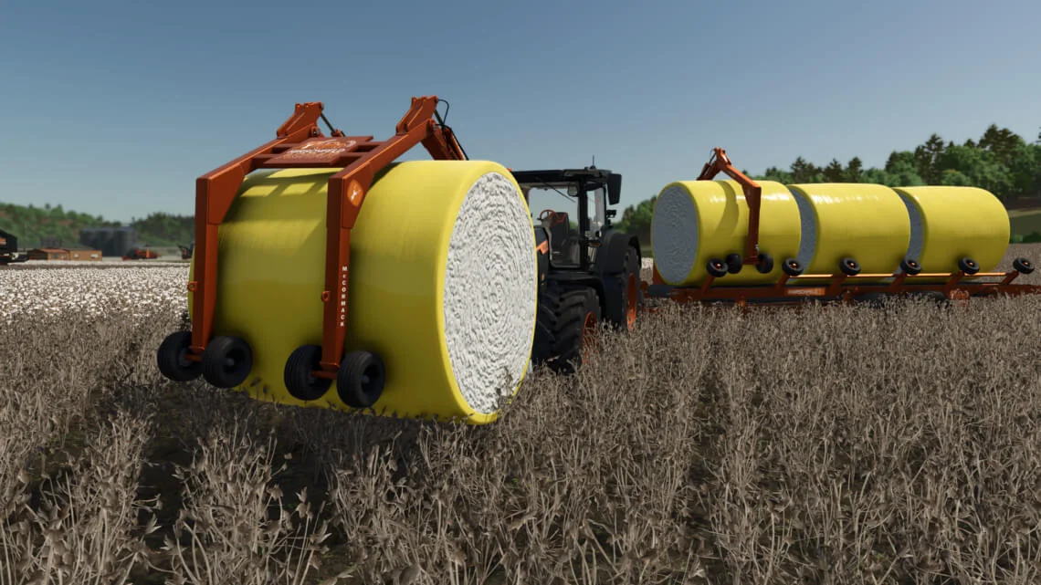 FS25 Hirschfeld McC Cotton Tag Trailer V1.0.0.1 Trailers Mod FS25 Mod Free Download