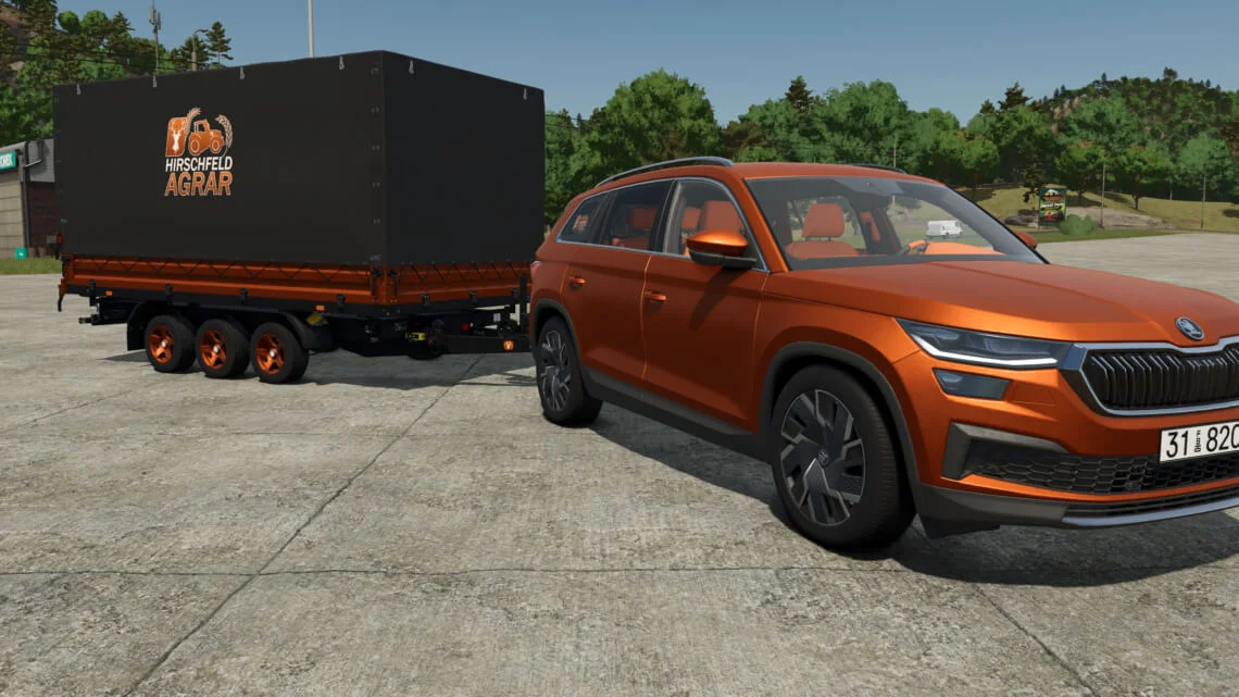 FS25 Hirschfeld Stema Trius V1.0 Trailers Mod FS25 Mod Free Download