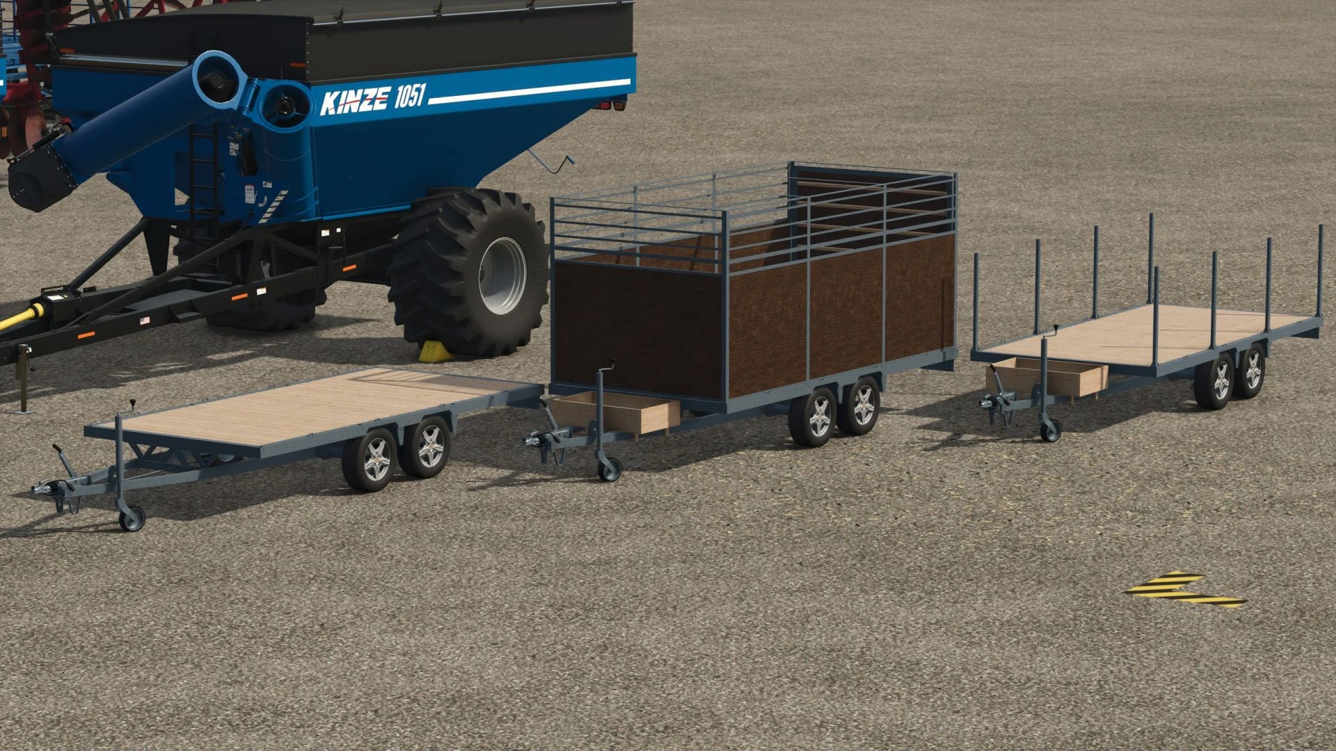 FS25 Homemade car trailer V1.1 Trailers Mod FS25 Mod Free Download