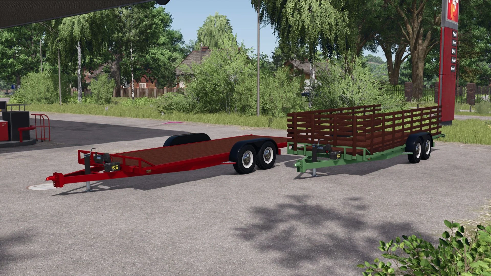 FS25 Homemade car transporter V1.0 Trailers Mod FS25 Mod Free Download
