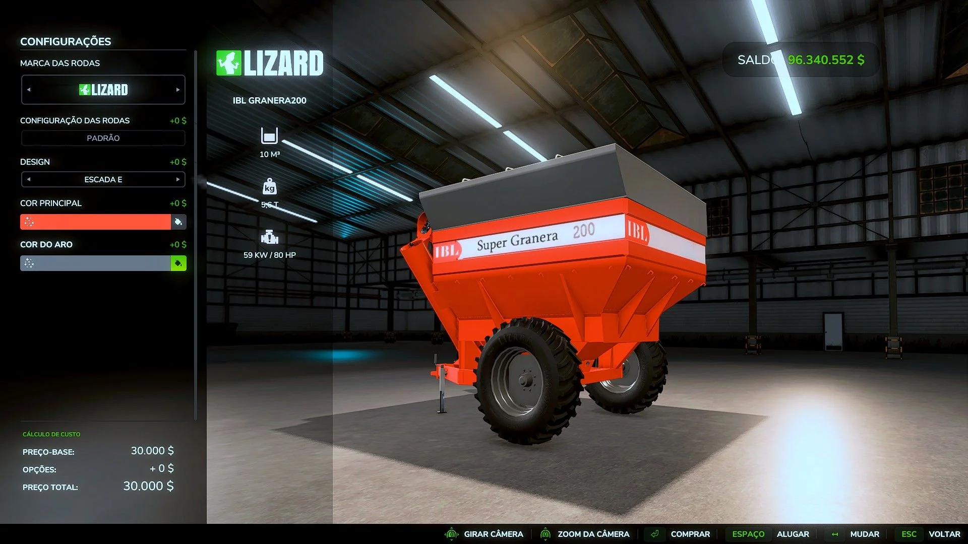 FS25 IBL GRANERA200 v1.0 Trailers Mod FS25 Mod Free Download