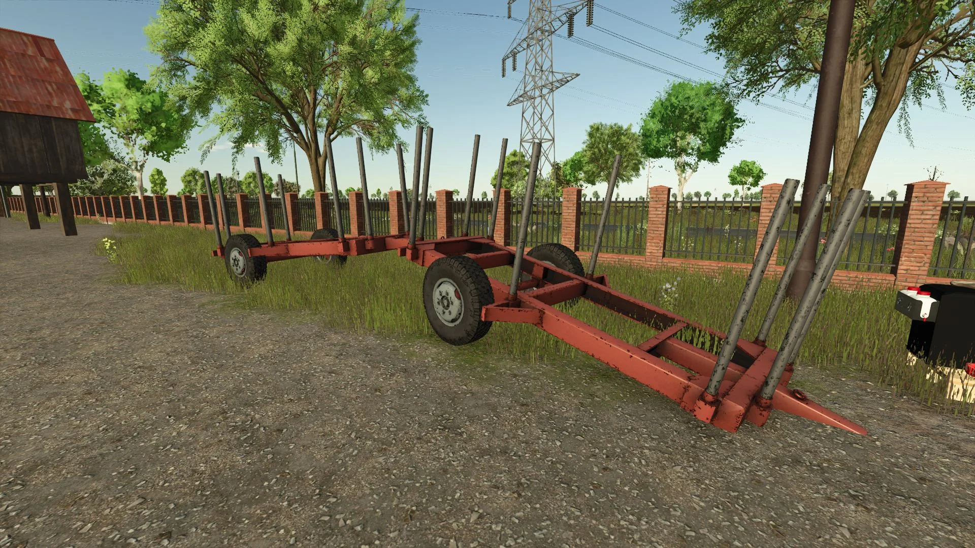 FS25 IMT wood trailer V1.0 Trailers Mod FS25 Mod Free Download